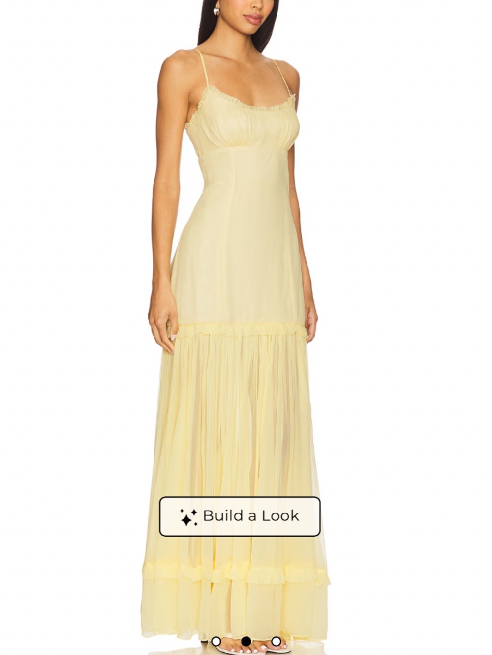 Tularosa Butter Yellow Maxi Dress - Picture 3 of 3